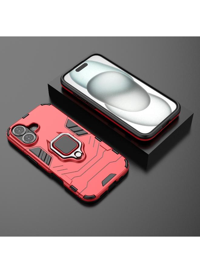 اس-توب جراب هاتف iPhone 16 مقاوم للصدمات مصنوع من مادة البولي يوريثين الحراري + حامل من البولي يوريثين الحراري - Image 2