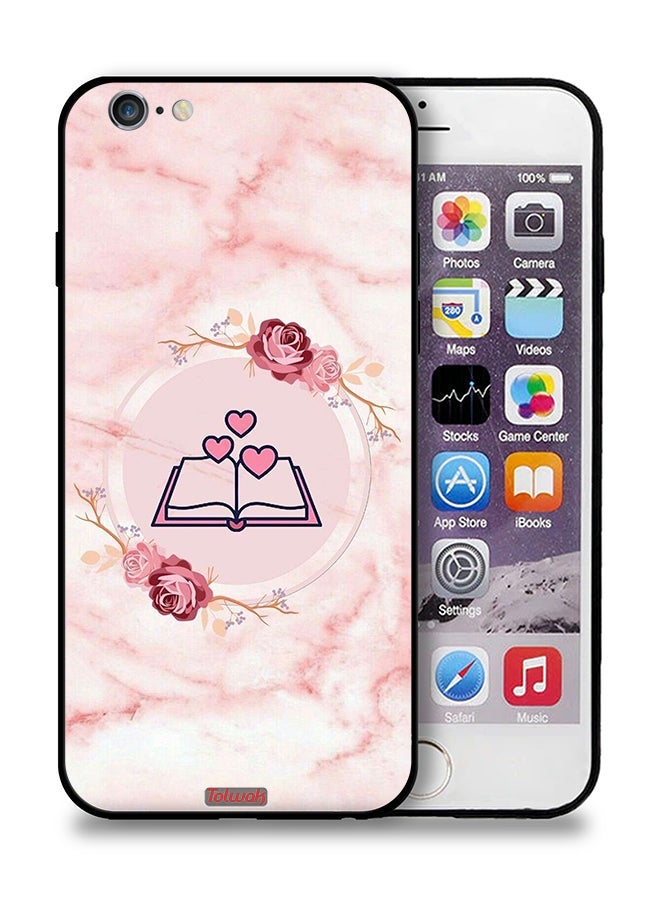 Tolwak Apple iPhone 6 Plus/6s Plus Protective Case Three Hearts On Book Artwork - Image 1