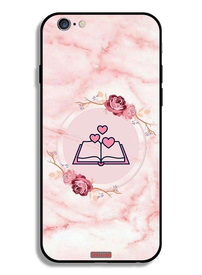 Tolwak Apple iPhone 6 Plus/6s Plus Protective Case Three Hearts On Book Artwork - Image 2