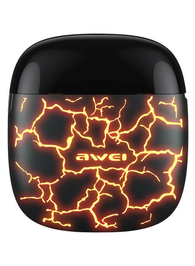 Awei True Wireless Bluetooth Gaming Black Earbuds Cool LED Light Colour Change - Image 2