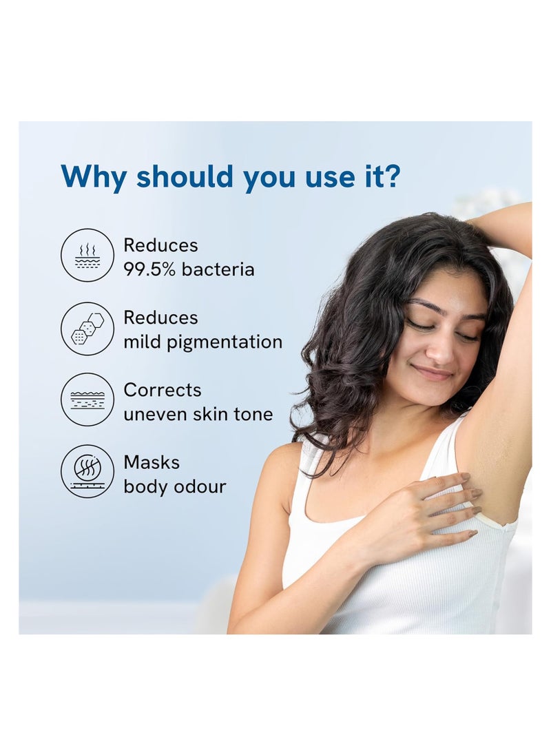 Be Bodywise Be Bodywise 4% AHA BHA Underarm Roll on | With 2% Lactic Acid, 1% Mandelic Acid, 1% Salicylic Acid | Prevents Odour, Reduces Pigmentation | For Radiant Underarms | Suitable for Sensitive Skin | 50ml  - Image 3