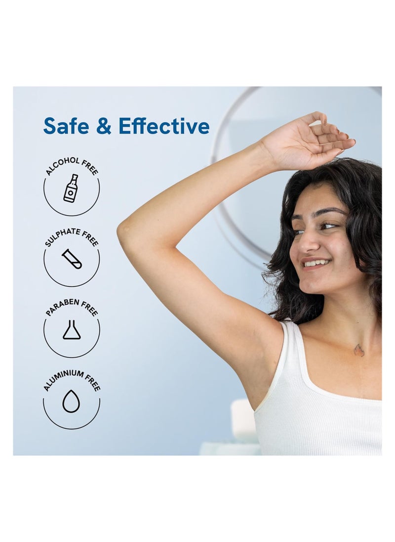 Be Bodywise - Be Bodywise 4% AHA BHA Underarm Roll on | With 2% Lactic Acid, 1% Mandelic Acid, 1% Salicylic Acid | Prevents Odour, Reduces Pigmentation | For Radiant Underarms | Suitable for Sensitive Skin | 50ml - Image 1