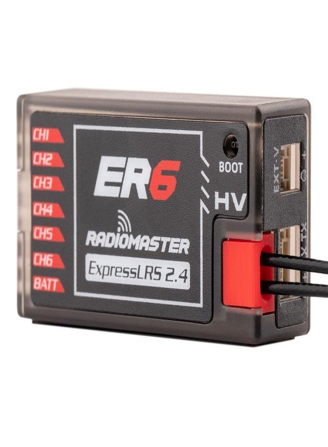 Radiomaster ER6 2.4G 6CH 100mw CRSF PWM Receiver for Fixed-Wing Aircraft - Image 5