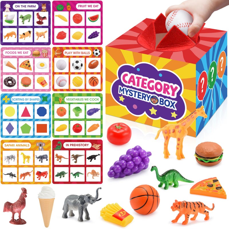 Toyze Montessori Sensory Toys for 26 Year Olds 58Piece Learning Sorting Games with Mystery Box Preschool Activities Speech Therapy Gifts Easter Basket Stuffers Birthday Gifts for Boys Girls - Image 2
