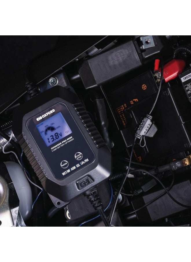 Oxford Oxford Oximiser Pro 5000 Battery Optimiser Management System (UK Plug)  - Image 5