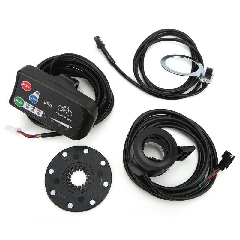 Electric Bicycle 36V/48V 15A Square Wave Controller with LED880 Display Kit for 250W Brushless Motor - Image 3