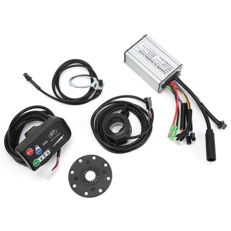 Electric Bicycle 36V/48V 15A Square Wave Controller with LED880 Display Kit for 250W Brushless Motor - Image 4