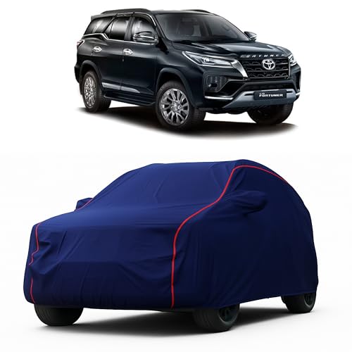 MADAFIYA Heavy-Duty Car Cover for Compatible with Toyota Fortuner (2009 to 2025 All Models) Deluxe Car Protection Cover – Waterproof & UV-Resistant All-Season Exterior Protection - Image 1