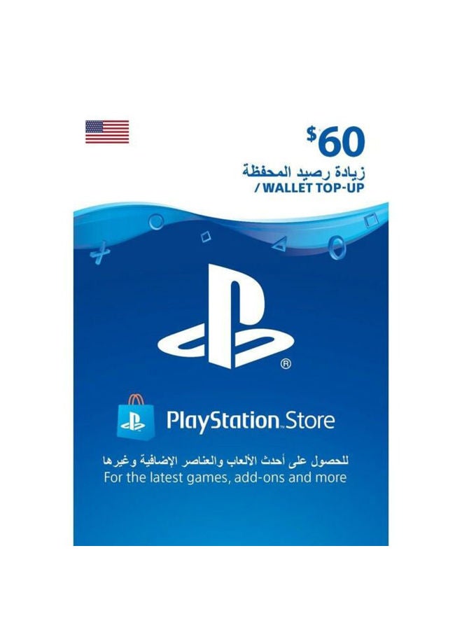 Playstation US 60 USD Gift Card