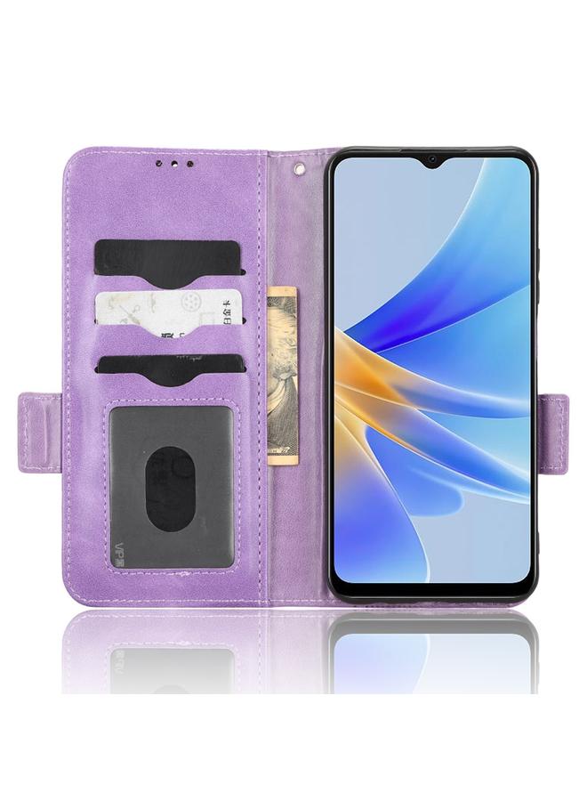 S-TOP Case For OPPO A17 Symmetrical Triangle Leather Phone Case - Image 4