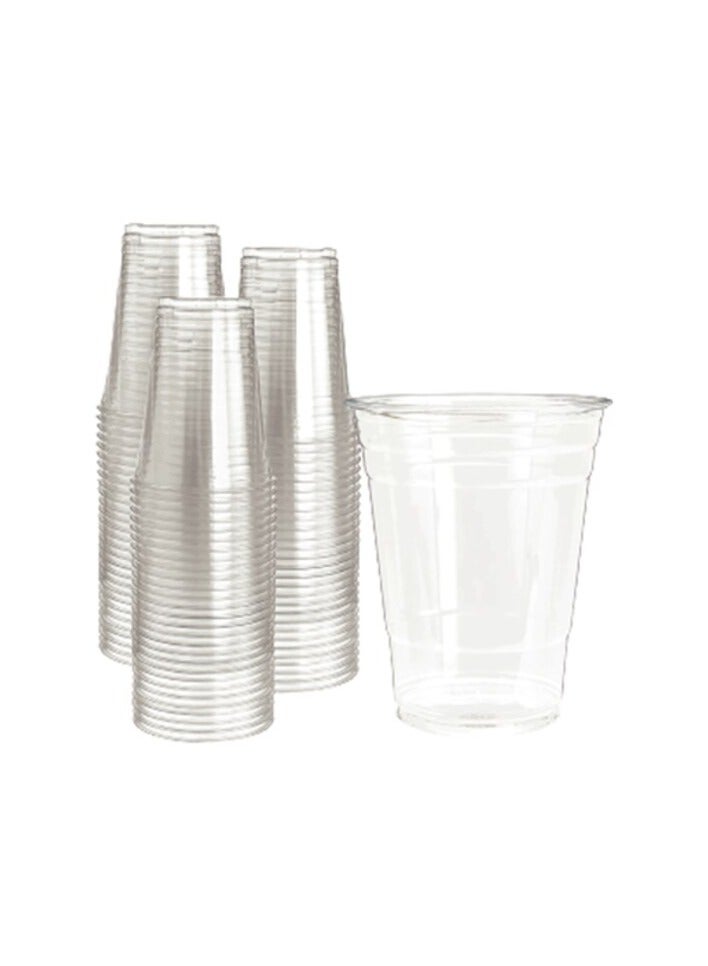 SNH Packing Juice Cup 12 Oz Without Lid Clear Strong Disposable - Ideal for iced coffee, smoothies, Bubble Boba tea, milkshakes, frozen cocktails, water, sodas, juices, snacks, dessert and more 25 Pieces - Image 2