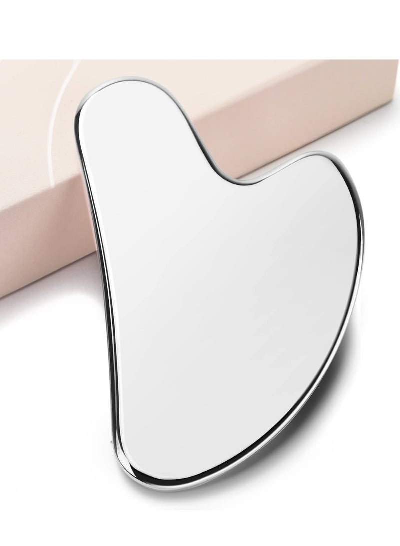 BLAWLESS 2 in 1 Rechargeable USB Painless Face & Eyebrow Hair Remover +Stainless Steel Gua Sha Massage Tool - Image 3