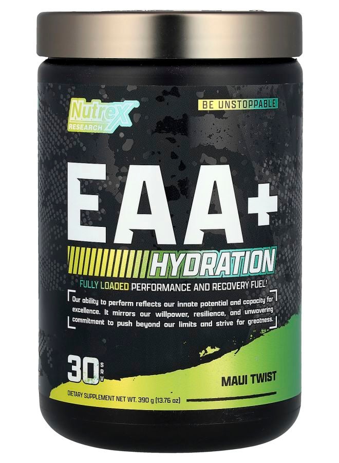 Nutrex Research EAA+ ترطيب ماوي تويست 13.76 أونصة (390 جرام) - Image 1