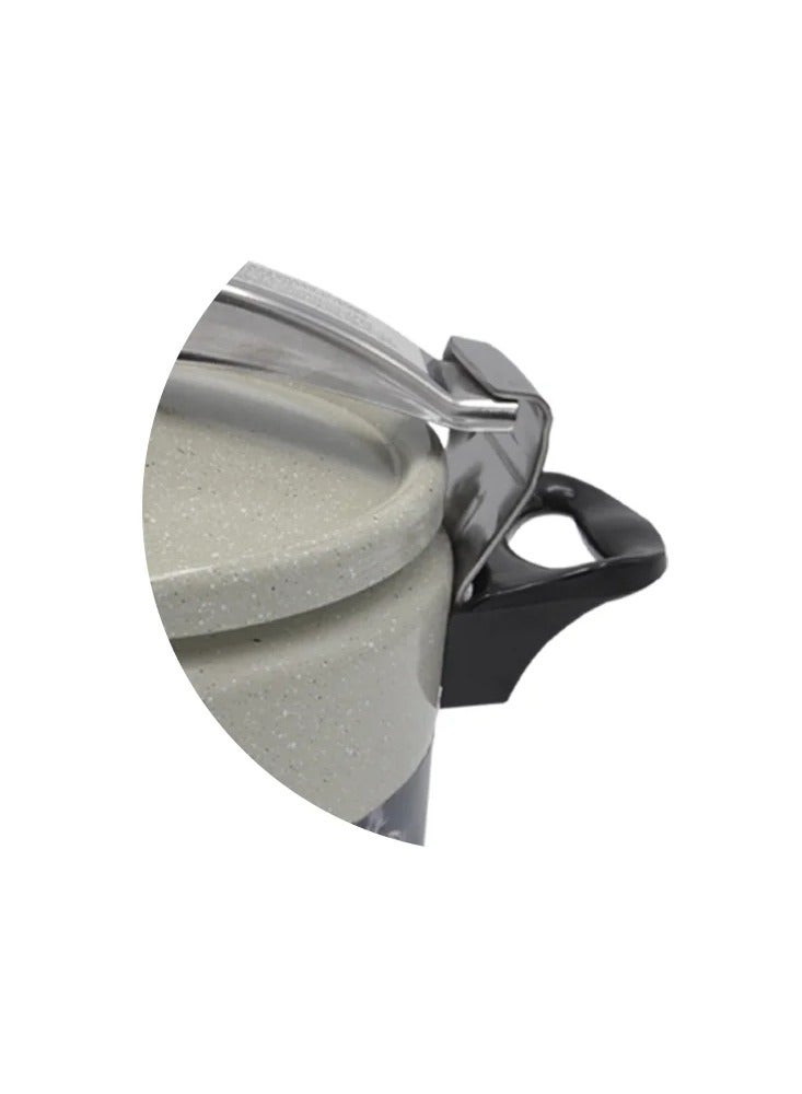 4 Liters / 5 Liters / 7 Liters / 9 Liters / 11 LitersNone Pressure Cooker Made Of Granite And Aluminum From Basurrah, Pistachio Color / 4 Liters / 5 Liters / 7 Liters / 9 Liters / 11 Liters Pistachio - Image 4