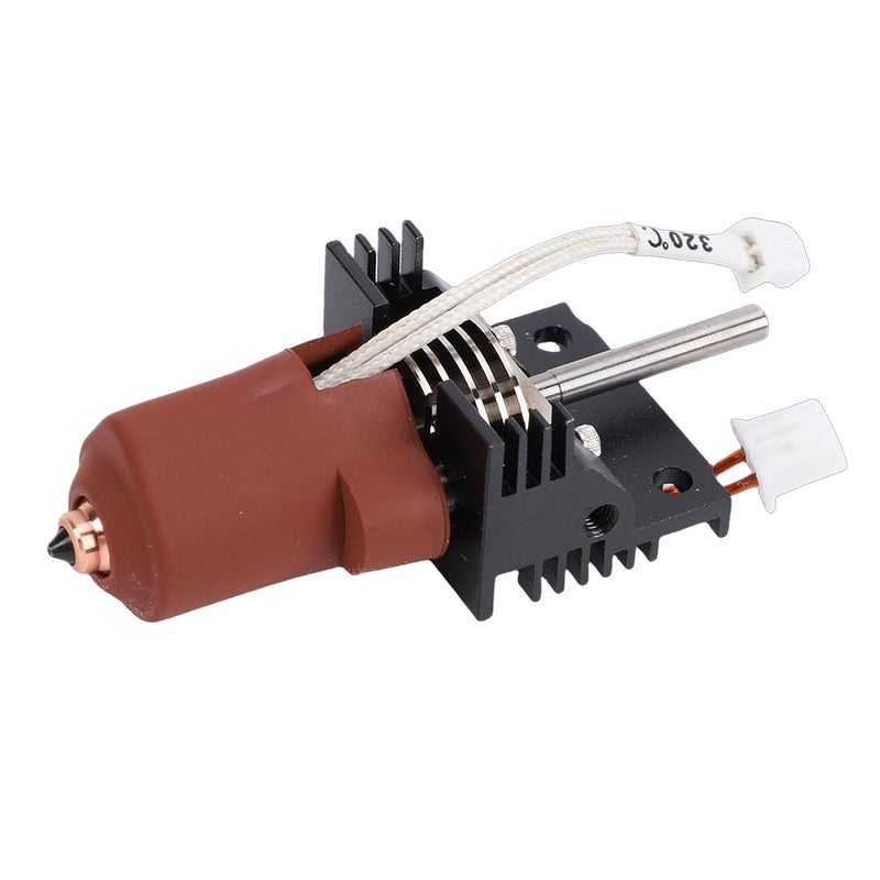 YDuupxe 3D Printer Hotend Heater, Ceramic Heating Block Extruder Head with Ti Alloy Heat Break 0.4mm Hardened Steel Nozzle 572F 30mm3 S for K1 K1C K1 High Speed Printing - Image 5