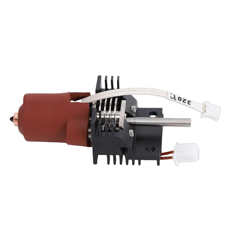 YDuupxe 3D Printer Hotend Heater, Ceramic Heating Block Extruder Head with Ti Alloy Heat Break 0.4mm Hardened Steel Nozzle 572F 30mm3 S for K1 K1C K1 High Speed Printing - Image 4