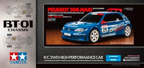 Tamiya 58746 110 RC Peugeot 306 Maxi BT01 Remote Control Car Vehicle Model Building Assembly Hobby RC Kit Unpainted - Image 5