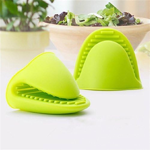VIDORA VIDORA Oven Mittens 1 Pair Silicone Baking Gloves Finger Mitts Grips Heat Resistant Pot Holders Silicon Holder for Kitchen Kitchen Hot Pot Holder Vessel Holder  - Image 1