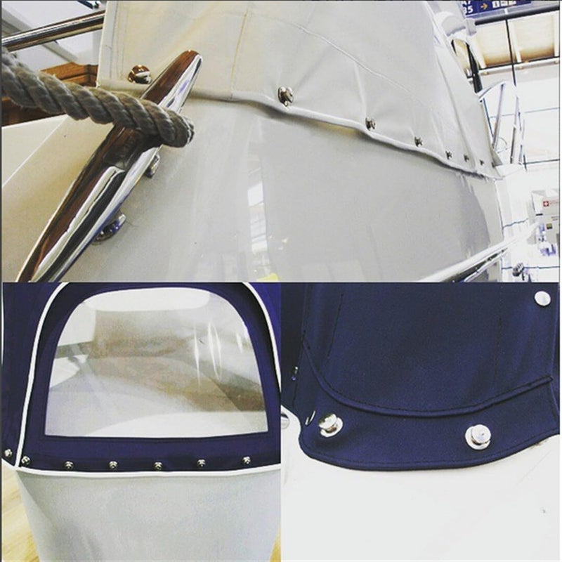 Boat Canvas Snaps Metal Fasteners for Yacht Car Top and Guitar Cover to Saltwater and Sun Damage Snaps Fastener Tool - Image 2