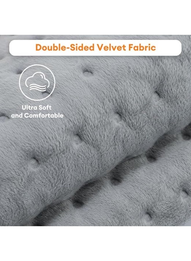 Premium Microfiber Electric Heating Pad with Advanced Digital Control – Therapeutic Warming Pad for Back, Neck & Shoulder Relief – 9 Heat Levels & 4 Timer Settings – Safe Auto Shut-Off & Machine Washable - Image 4