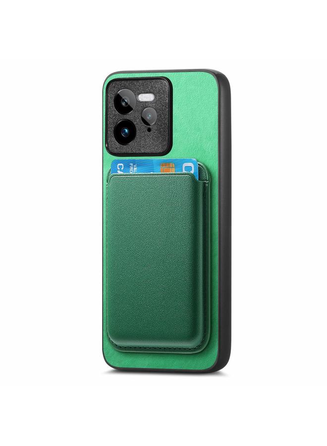 erorex Case For Realme Neo 7 Retro Magsafe Card Bag PU Back Cover Phone Case - Image 2