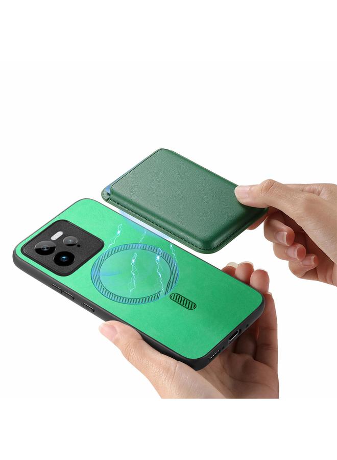 erorex Case For Realme Neo 7 Retro Magsafe Card Bag PU Back Cover Phone Case - Image 4