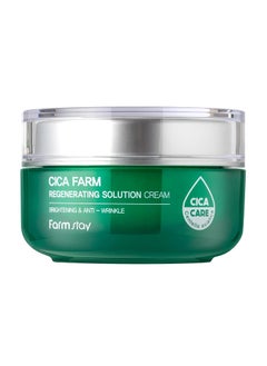 FARMSTAY Cica Farm Regenerating Solution Cream  Face Moisturizer  Moisturizer Face Cream Reduces Wrinkles  169 oz