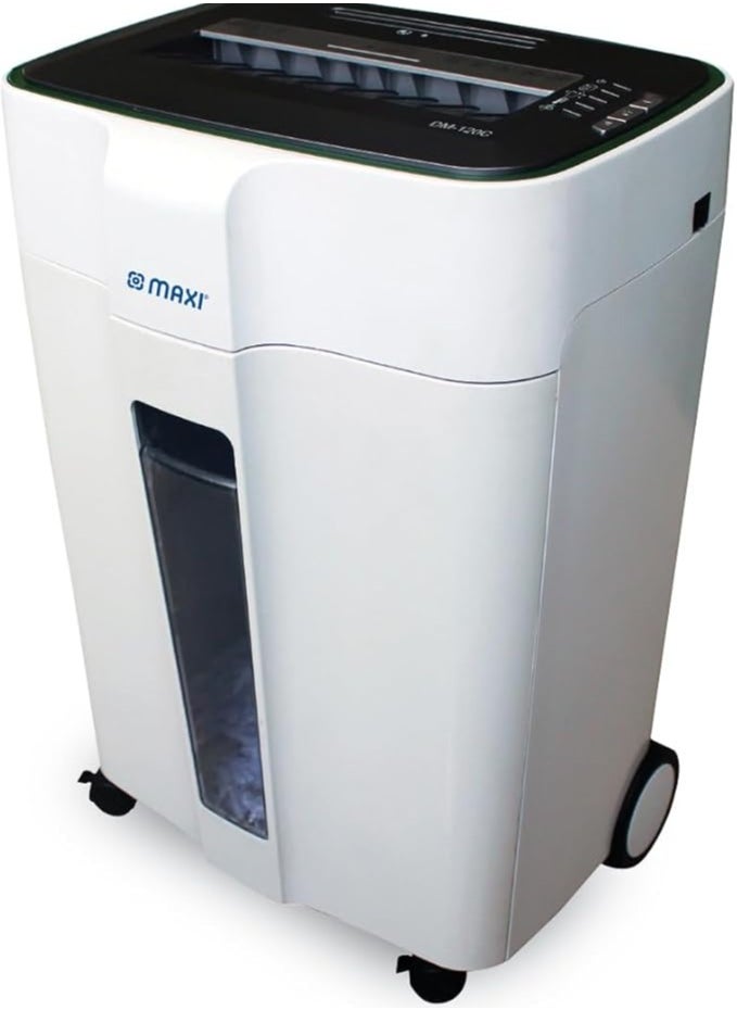Maxi - Maxi Cross Cut Shredder 120C 12 Sheets, Micro cut to shred paper and staples. - Image 1