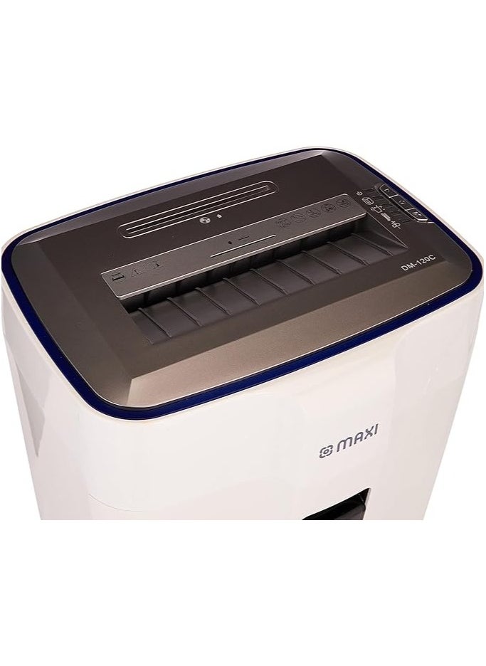 Maxi - Maxi Cross Cut Shredder 120C 12 Sheets, Micro cut to shred paper and staples. - Image 1