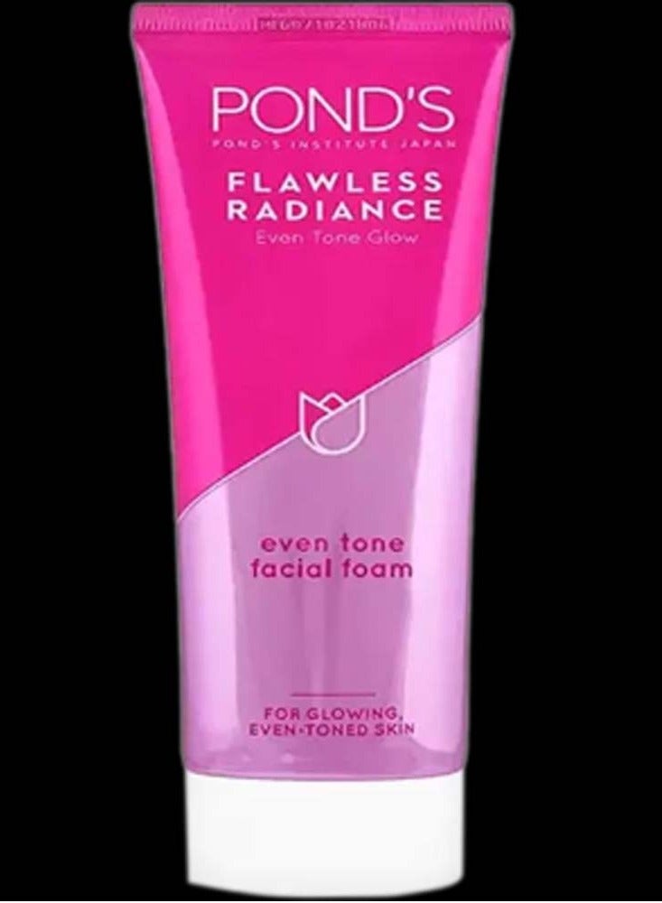 PONDS Flawless Radiance Even Tone Facial Foam,with Niacinamide and Vitamin E,100g - Image 1
