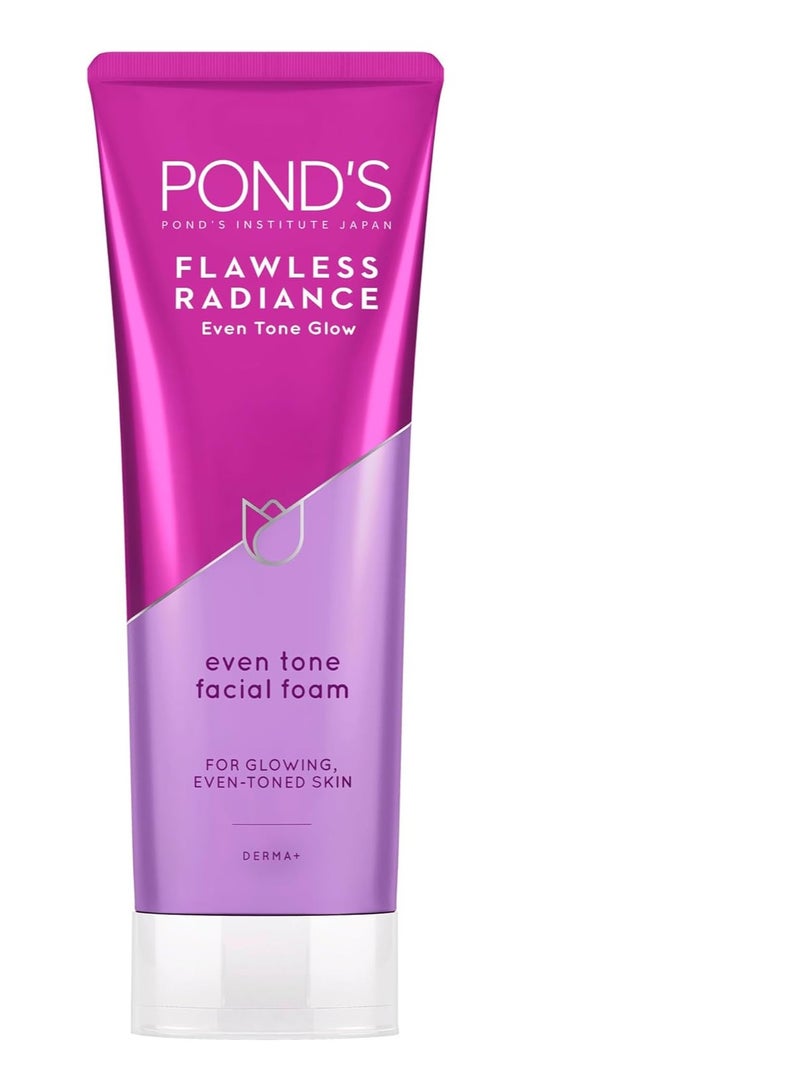 PONDS Flawless Radiance Even Tone Facial Foam,with Niacinamide and Vitamin E,100g - Image 2