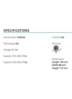 FULBAT Gel Battery for Motorcycles and Scooters - Suzuki /TRIUMPH/YAMAHA/SYM/NORTON/MASH/KTM/KAWASAKI/HONDA/BENELLI/CF MOTO/Hayabusa - pzsku/ZD92096D53C43F9C4B18AZ/45/_/1692358624/dce08a46-1616-4f80-a5b1-28db64923d11