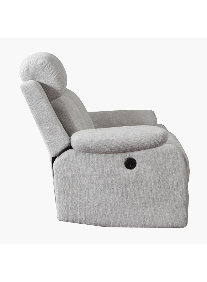Home Box Dallas Power Armchair Fabric Recliner Sofa With Usb 100 X 94 X 96 Cm  - Image 5
