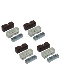 Pack Of 8 Heavy Duty Multipurpose Knockdown Fitting Jointing Connector For Use In Furniture Cupboard Fitting Screw Type 231 White