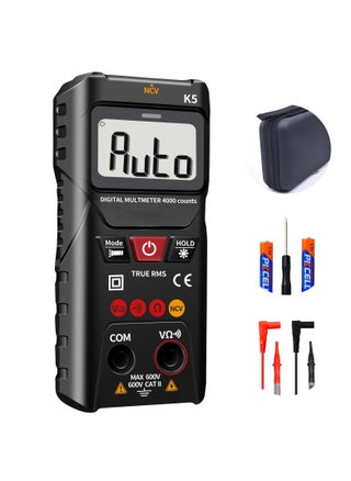 Digital Multimeter, 4000 Counts, Smart Measurement, Auto-Ranging Voltmeter, Voltage Tester with Non-Contact Voltage Function, Measures AC/DC Voltage, Resistance, Continuity for Car Home Appliances - pzsku/ZD920B3A0FA52550F8613Z/45/_/1721133664/20a11994-4b46-4dc4-a9c9-bde390260194