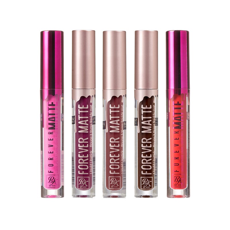 Ruby Kisses Forever Matte Liquid Lipstick 5 Pack  RFML0813142122