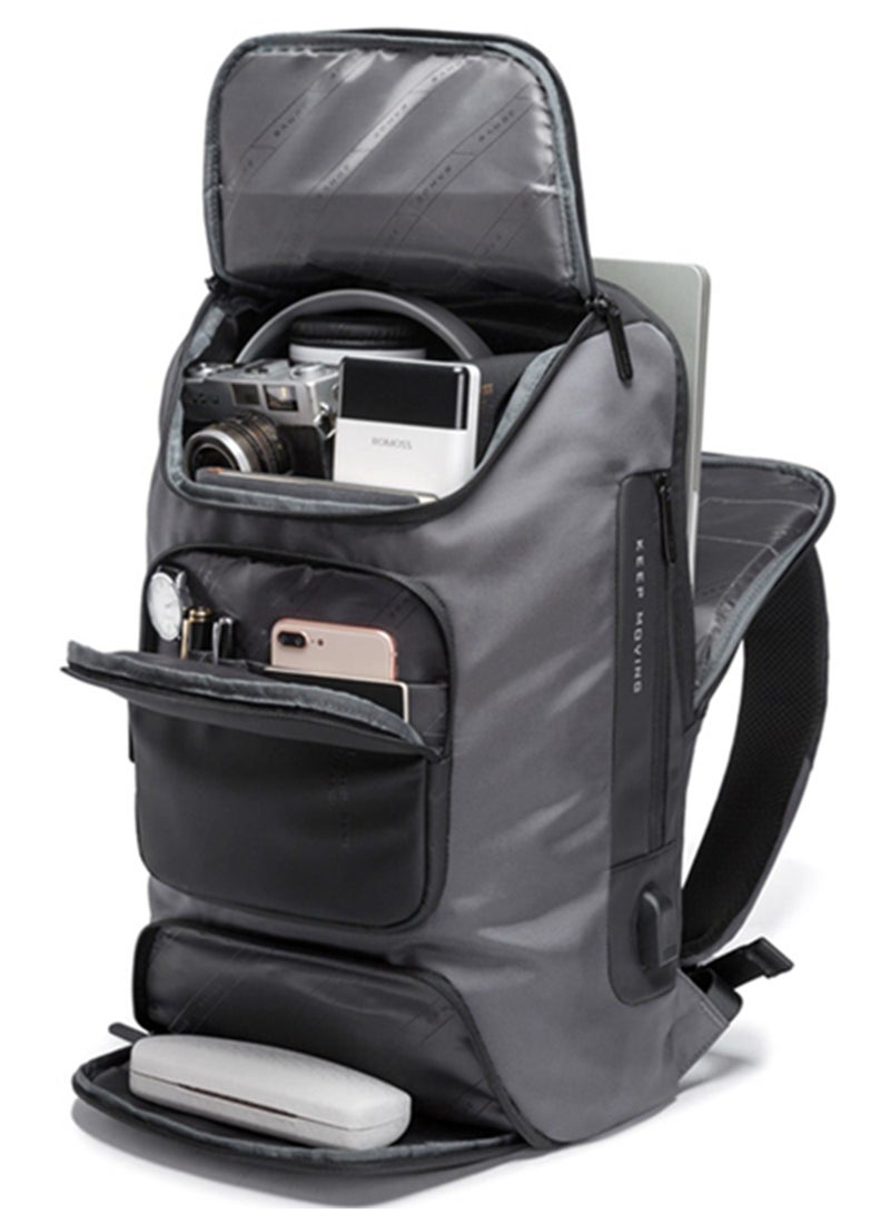 BANGE Anti-theft Waterproof Travel Backpack For Men With USB - Image 2