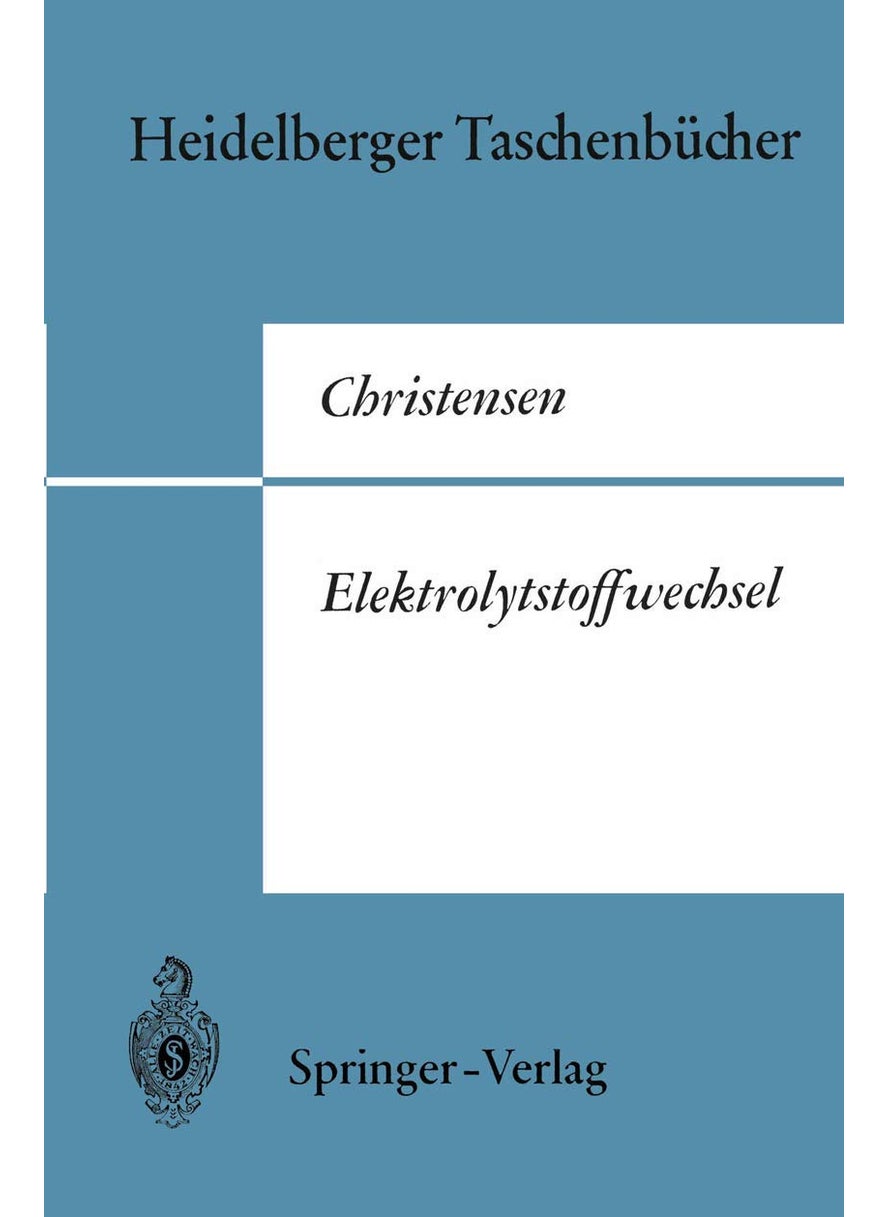 Elektrolytstoffwechsel 