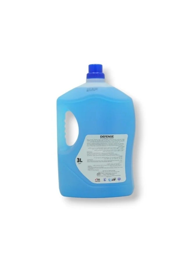 DEFENSE Disinfectant, Cleaner & Deodorizer - Spring Flower Scent - Extra Concentration for Palaces & Hotels - 3L - Image 5