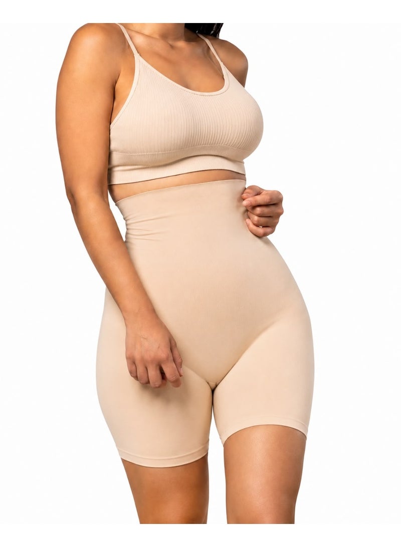 Lycra Corset high beige