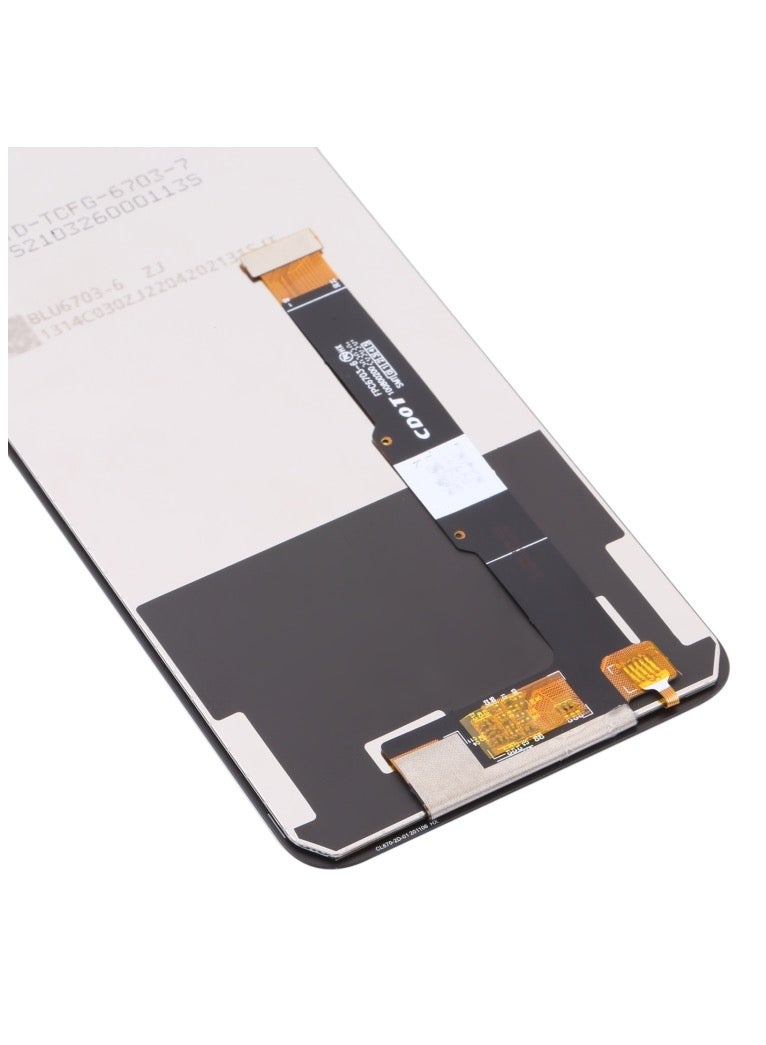 شاشة LCD مع وحدة التحويل الرقمي (ديجيتايزر) كاملة التركيب لهاتف TCL 20 5G – متوافقة مع الطرازات T781، T781K، T781H - Image 5