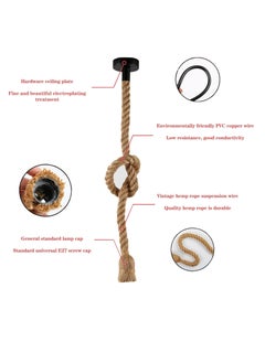 Next Life 2M single head rope pendant light for bedroom, restaurant, cafe decoration  - Image 5