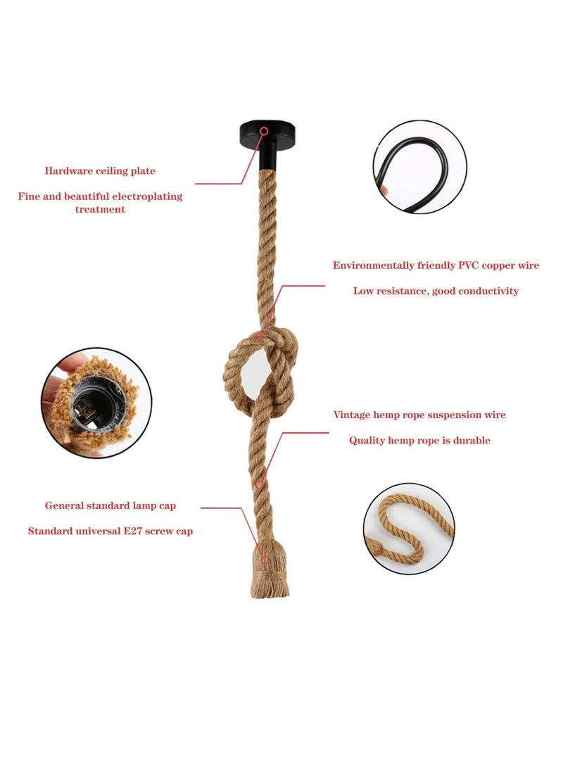Next Life 2M single head rope pendant light for bedroom, restaurant, cafe decoration - Image 5