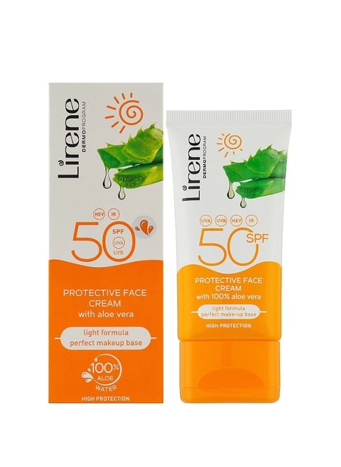 Lirene Dermoprogram (SPF50) Protective Face Cream 50ml