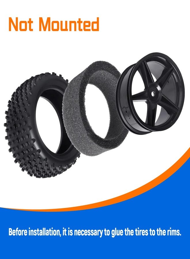 عجلات وإطارات GoHobby سداسية الشكل 12 مم بمقياس 1/10 لسيارات Traxxas Bandit Wltoys 144001 2s 3s بدون فرش - Image 5