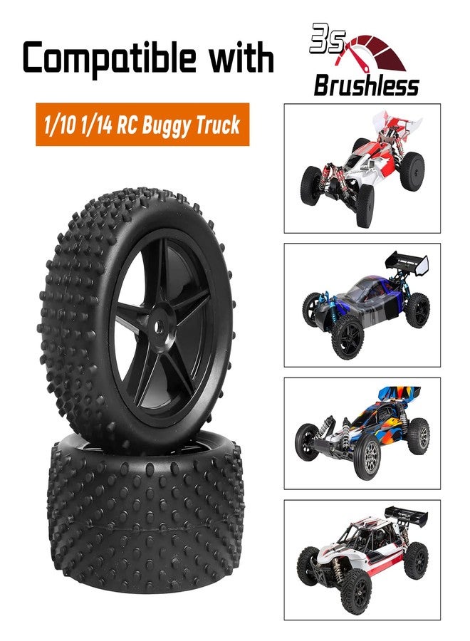عجلات وإطارات GoHobby سداسية الشكل 12 مم بمقياس 1/10 لسيارات Traxxas Bandit Wltoys 144001 2s 3s بدون فرش - Image 3