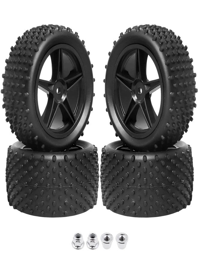 عجلات وإطارات GoHobby سداسية الشكل 12 مم بمقياس 1/10 لسيارات Traxxas Bandit Wltoys 144001 2s 3s بدون فرش - Image 1