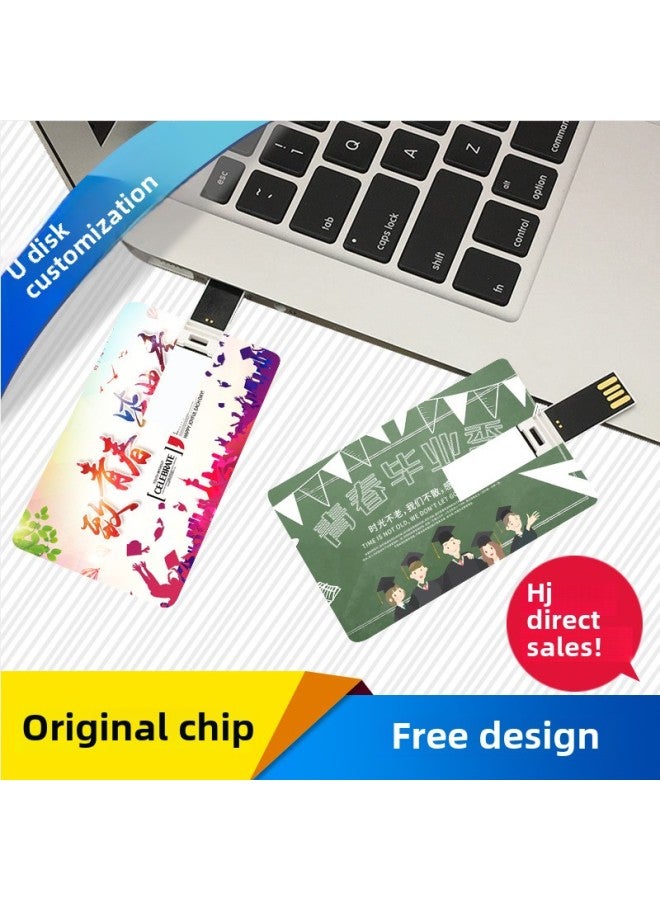Card U Disk Logo Business Card 8g Enterprise Bidding Exhibition Creative 16g Gift 32 Lettering High-speed USB Flash Drive-Capacity:256GB - Image 3