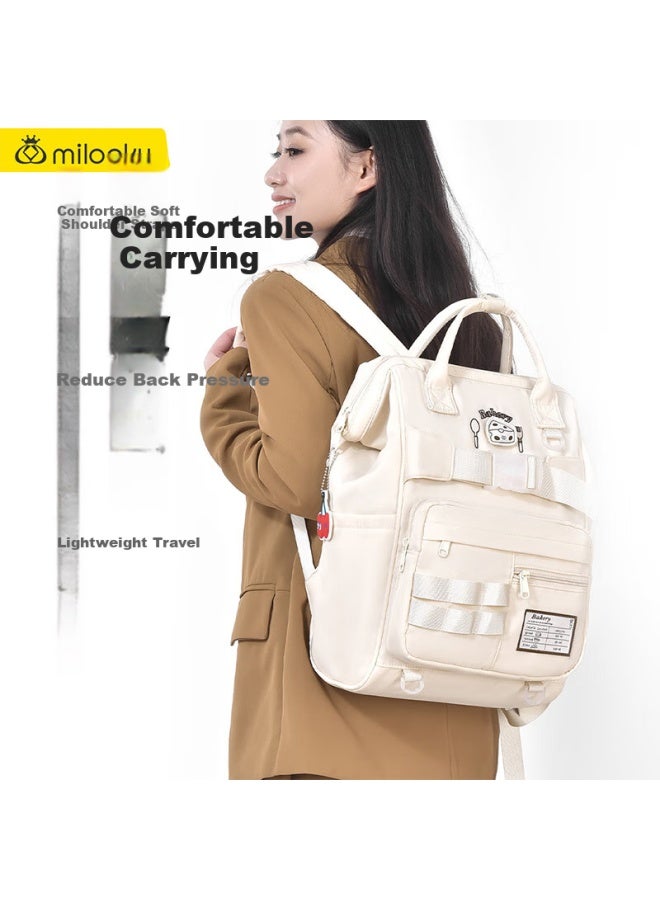 Milooky Laptop Bag, Women's Backpack, Travel Bag, Suitable For Apple, Lenovo, Huawei Laptops, Handbag, School Bag - Image 3