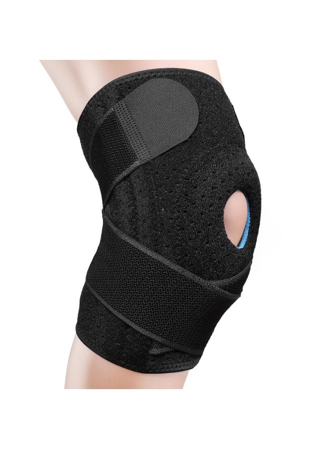 ترينفي دعامة ركبة قابلة للتعديل مع ضغط مزدوج ودعم للرضفة، دعامة ركبة من النيوبرين لحماية الغضروف الهلالي، وتخفيف آلام الرباط الصليبي الأمامي والرباط الجانبي الإنسي، مثبت ركبة رياضي قابل للتهوية للجري وكرة السلة وركوب الدراجات (للرجال والنساء).